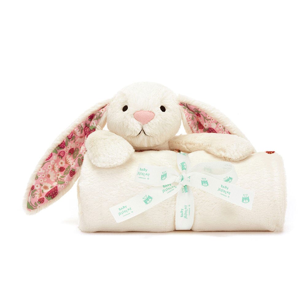 Jellycat - Blankie | Bashful Blossom Cream Berry Bunny
