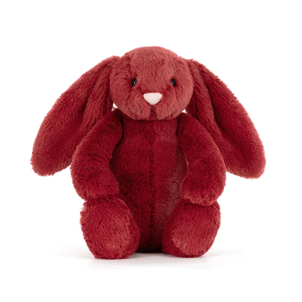 Jellycat Christmas - Bashful Bunny | Redcurrant Little (Small)