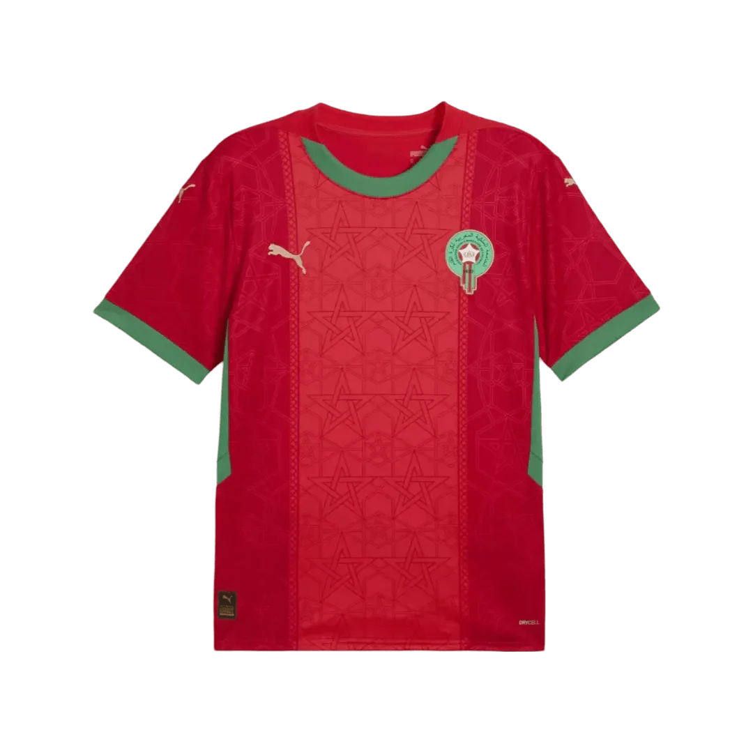 2025 Morocco Soccer Jersey Home - AFCON - Fan Version