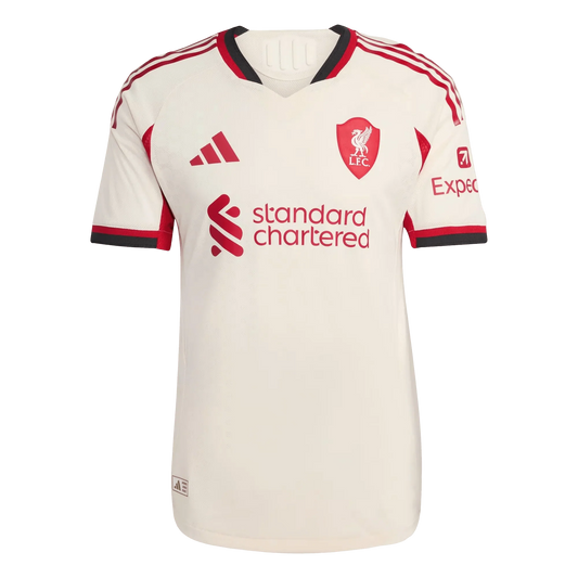 Liverpool Away Kit 2025/26 Fan Version Wonder White