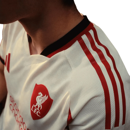 Liverpool Away Kit 2025/26 Fan Version Wonder White