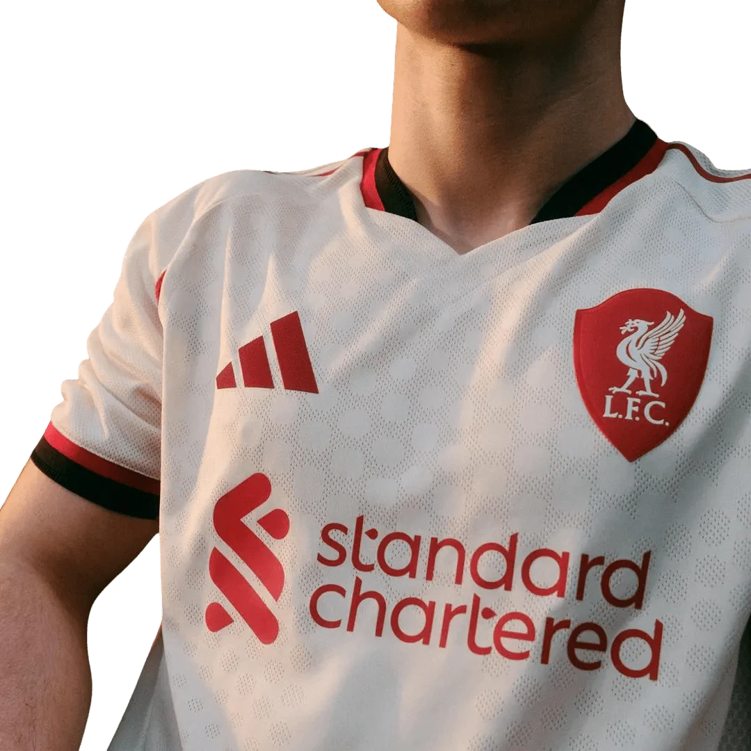 Liverpool Away Kit 2025/26 Fan Version Wonder White