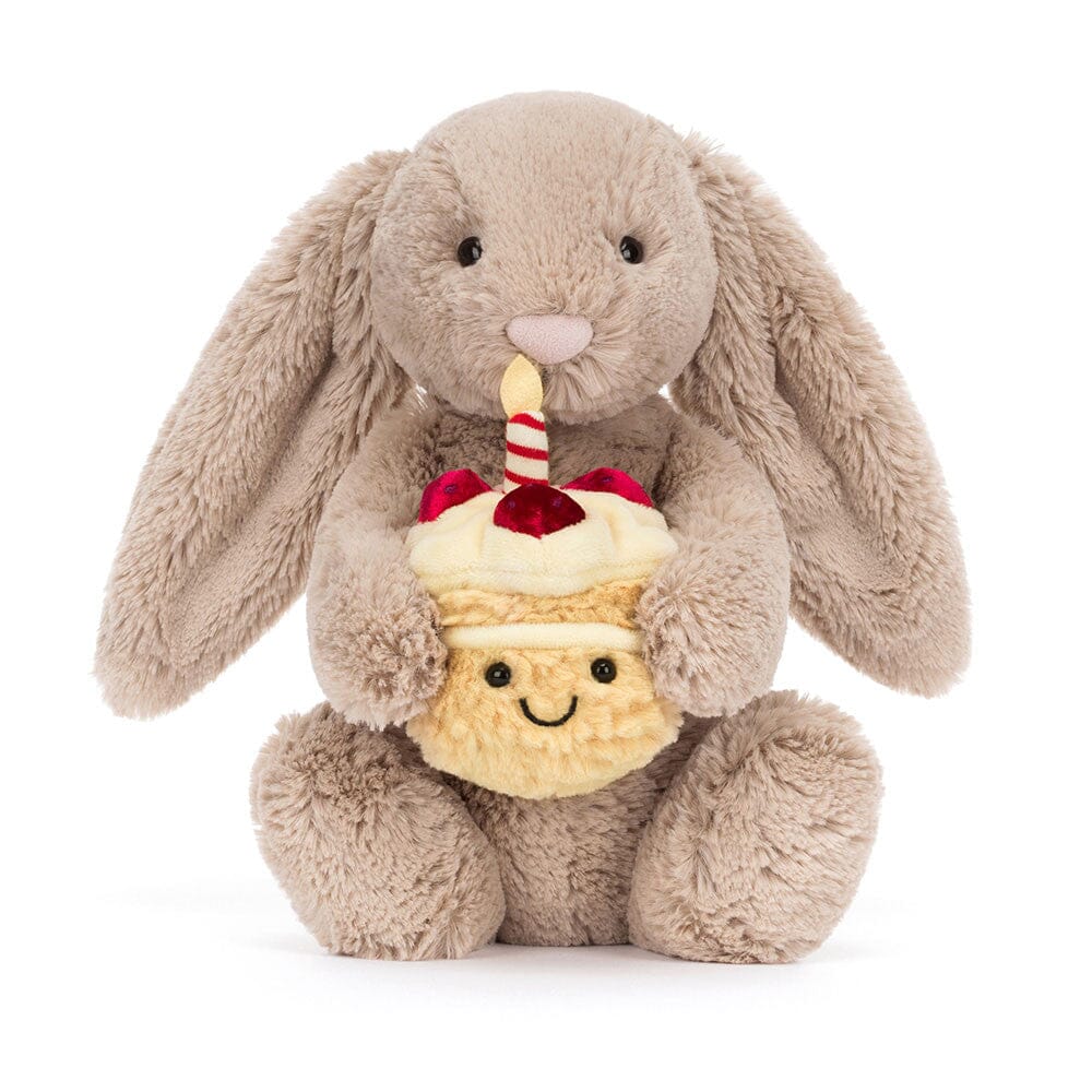 Jellycat Bashful - Beige Birthday Bunny
