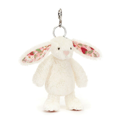 Jellycat Bashful - Bag Charm | Blossom Cream Berry Bunny
