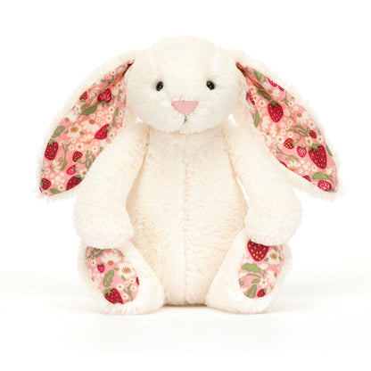 Jellycat Bashful Blossom - Little (Small) | Cream Berry Bunny
