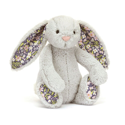 Jellycat Bashful Blossom - Little (Small) | Silver Bloom Bunny