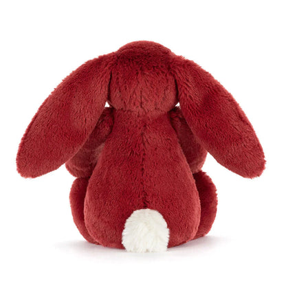 Jellycat Christmas - Bashful Bunny | Redcurrant Little (Small)