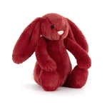 Jellycat Christmas - Bashful Bunny | Redcurrant Little (Small)