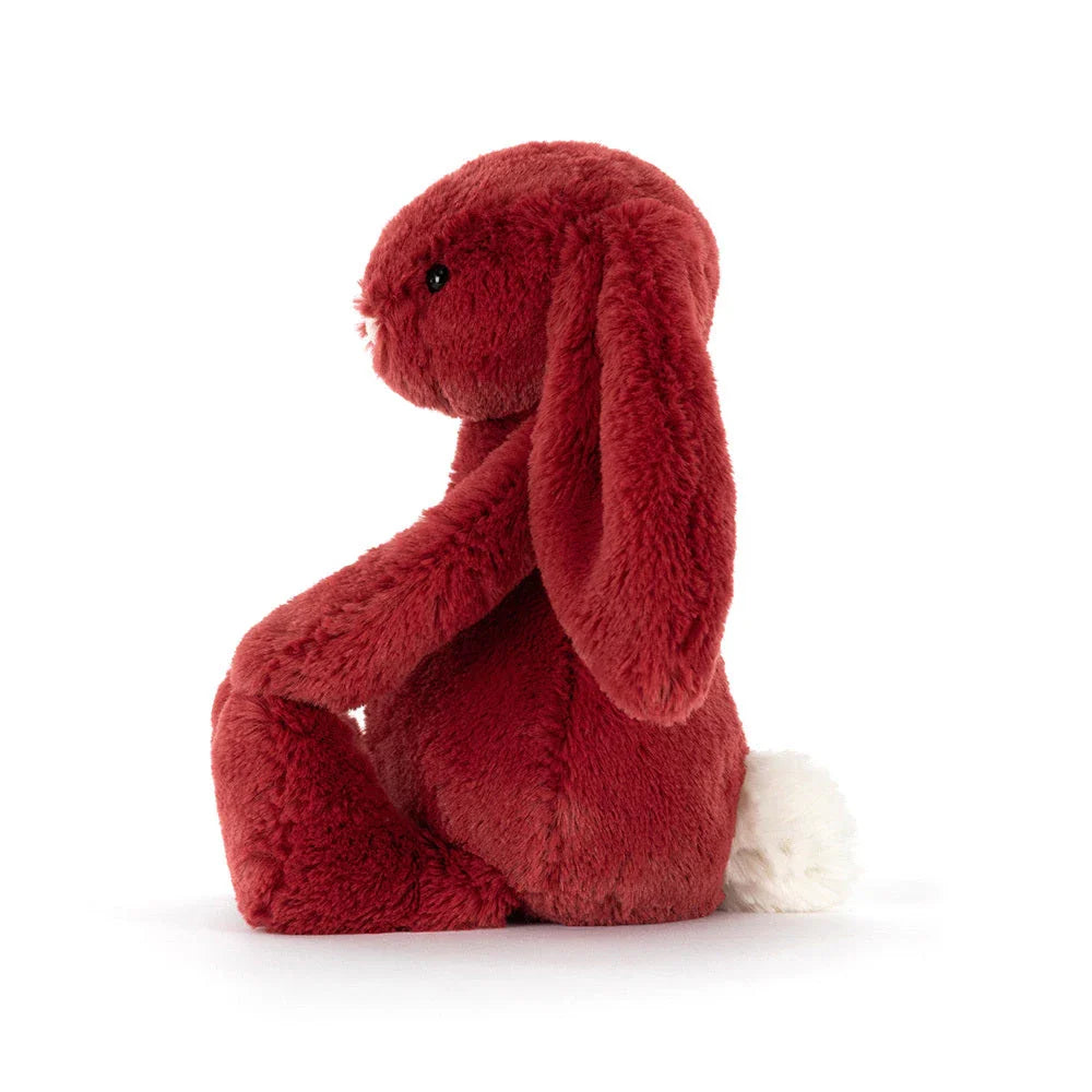 Jellycat Christmas - Bashful Bunny | Redcurrant Little (Small)