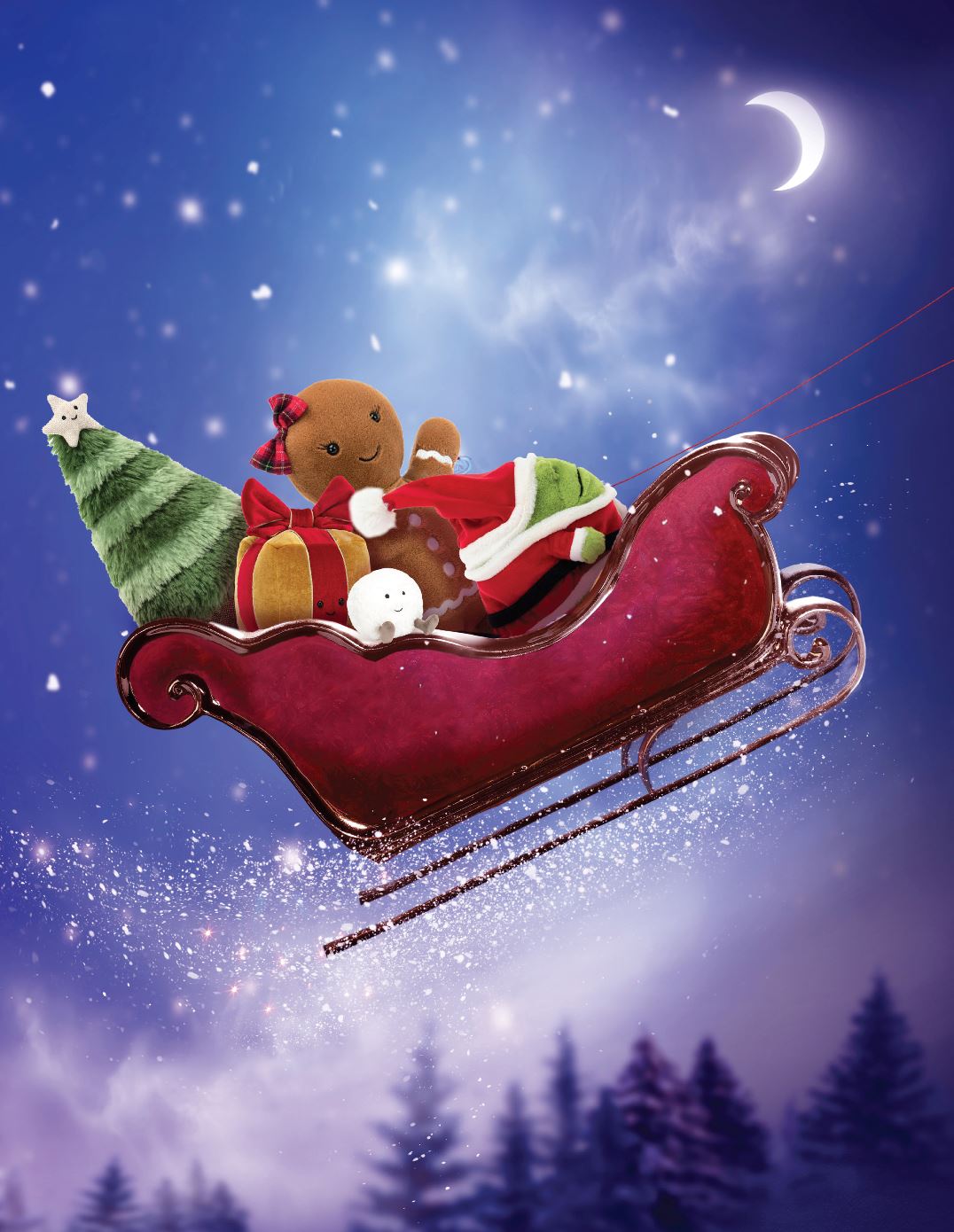 Jellycat - Christmas | Jolly Gingerbread Ruby Original