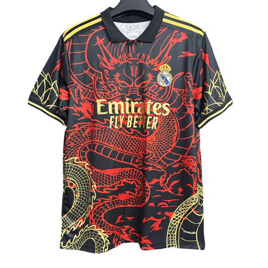 Real Madrid Red Dragon Jersey - 2025/2026 Special Edition Fan Version